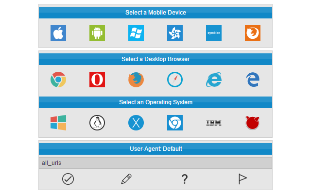 User Agent Switcher SEO Browser Extensions 