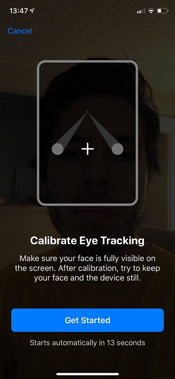 calibrate your eyes