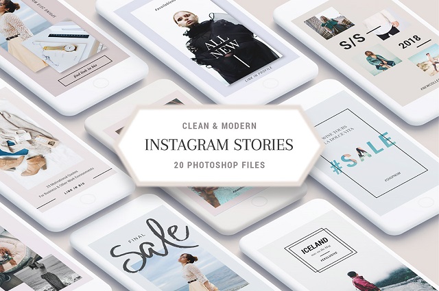 Instagram stories templates