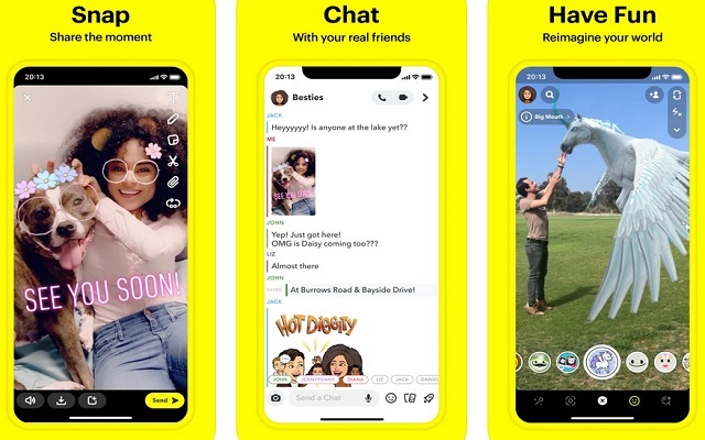 snapchat download for android free ios