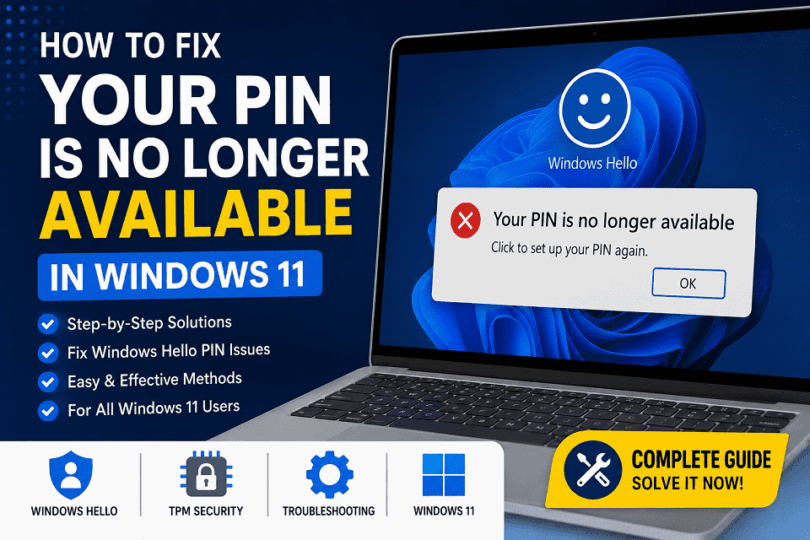 How to Fix Your PIN Is No Longer Available in Windows 11