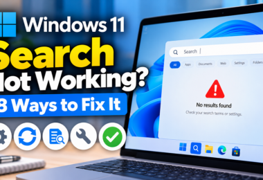 Windows 11 Search not working, with eight troubleshooting fixes